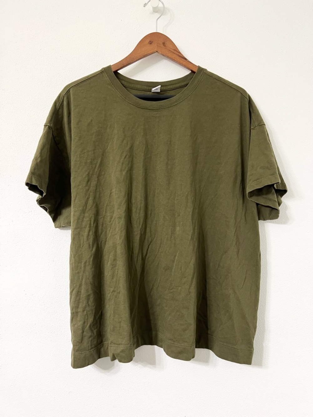Old Navy Vintage Tee Plus Size 3X Olive Green Crew Neck T Shirt